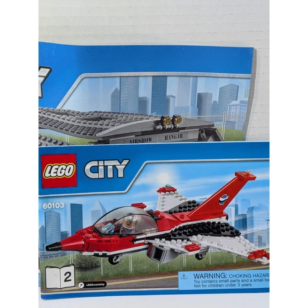 LEGO CITY: Airport Air Show (60103) Manuals Only 1-5 Fast Shipping